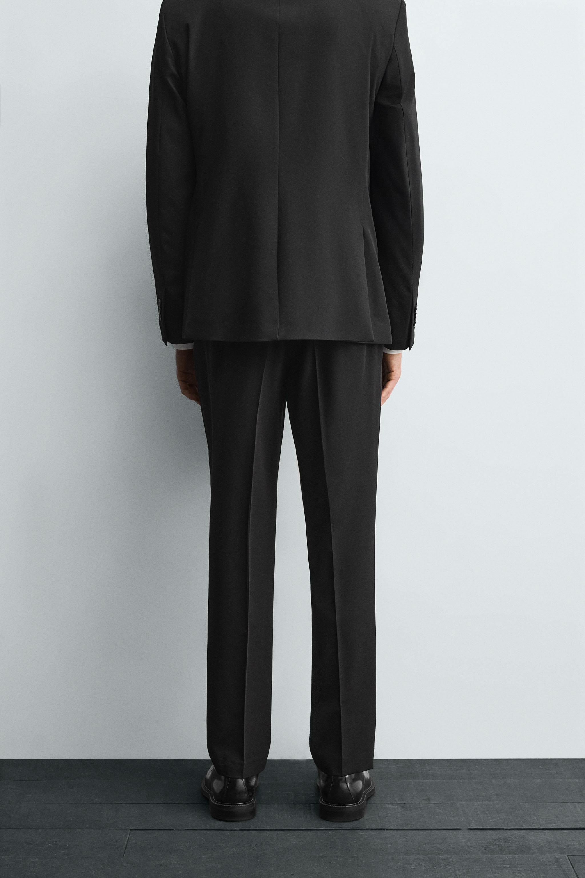 PLEATED COMFORT SUIT PANTS